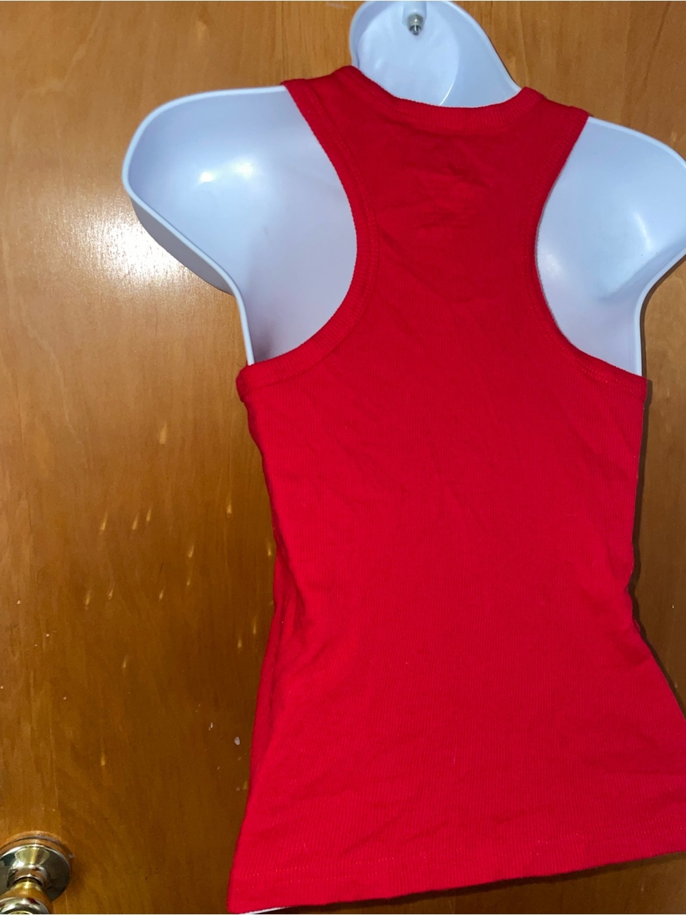 Red Ribbed Tank ❤️ - Picture 3 of 9